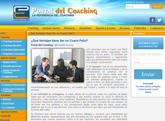 ¿Qué Ventajas tiene Ser un Coach Feliz?