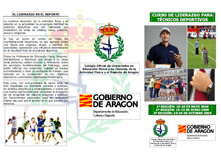 Curso de Liderazgo para Técnicos Deportivos  (Aragón)