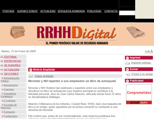 Articulo en RRHH Digital